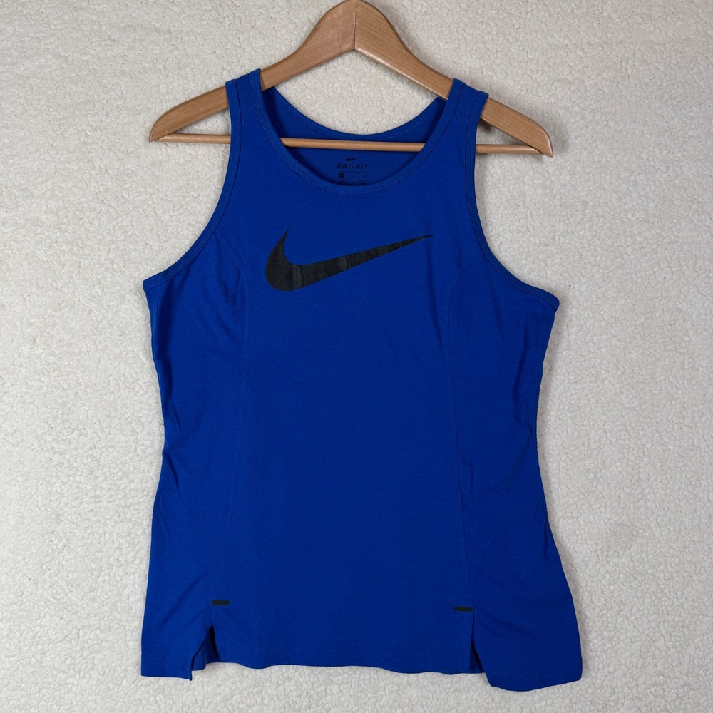 Nike Womens M‎ Elite Basketball Tank Dri-Fit Organic Cotton Mesh Workout Running